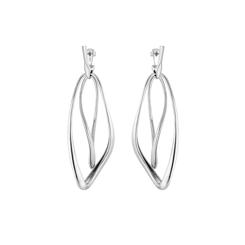 Orecchini Conversus Doppi Pendenti Argento