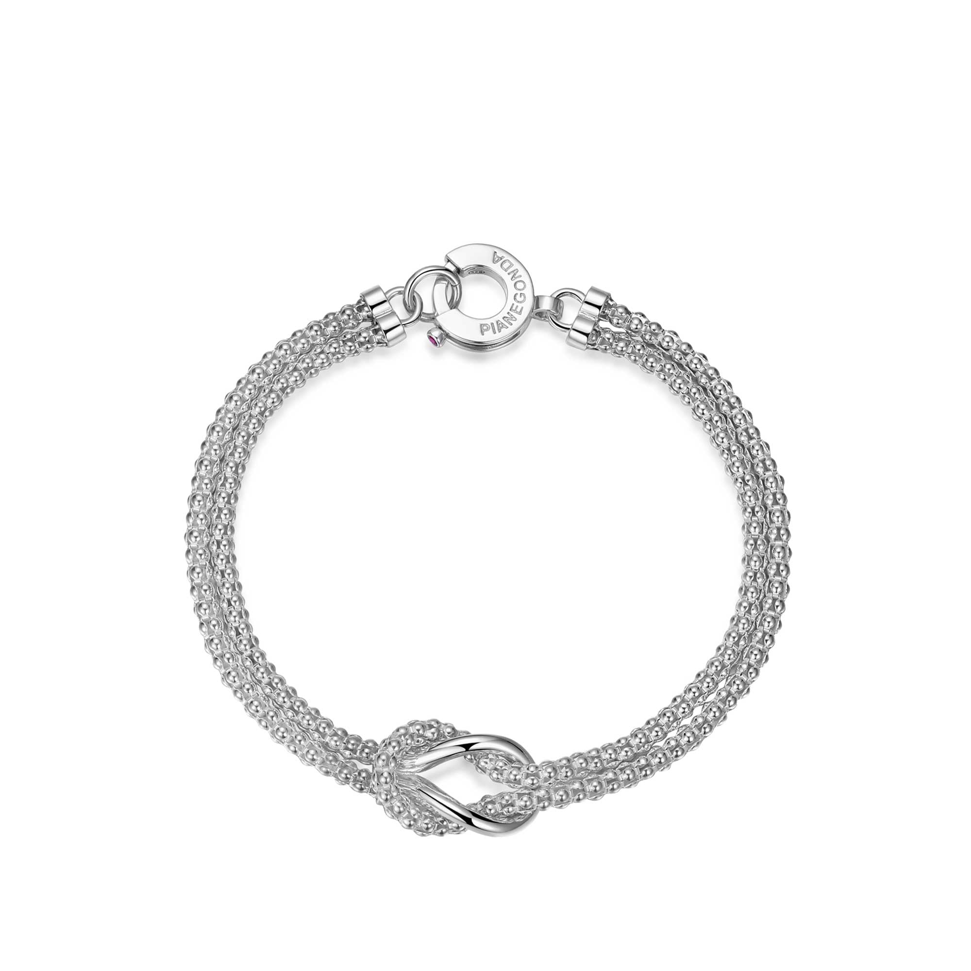 Bracciale Foedus Morbido sottile argento