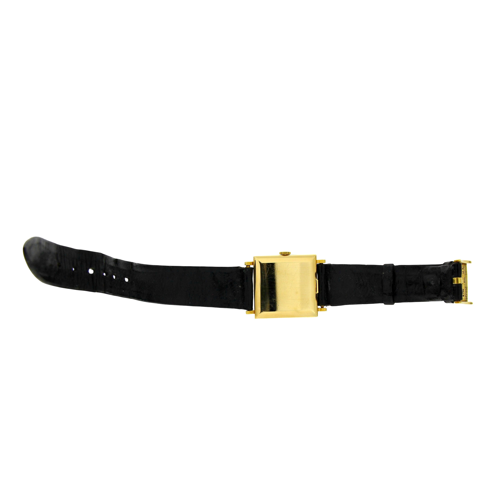 OROLOGIO PATEK PHILIPPE QUADRANTE ORO GIALLO QUADRATO - immagine 3