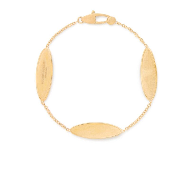 LUNARIA Bracciale foglie d’oro ritorte