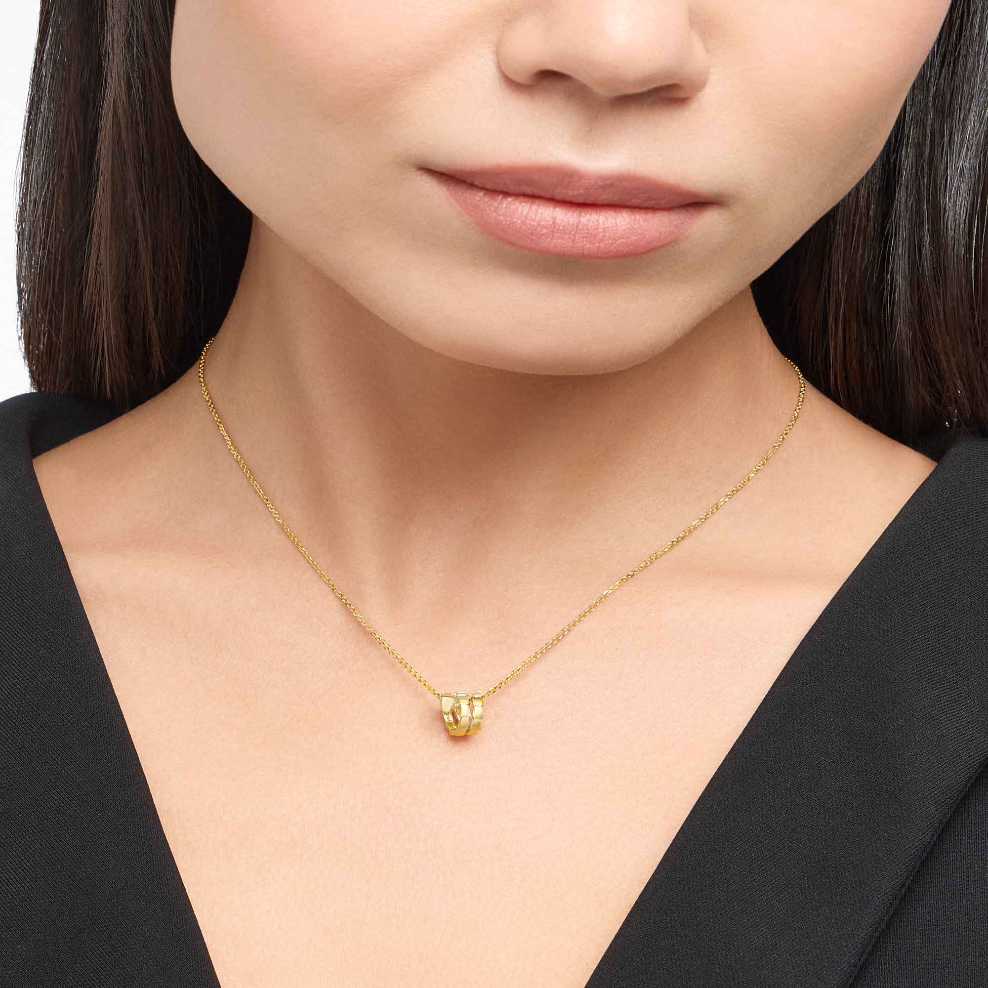 Serpenti Viper Collana Oro Bianco Pavé di diamanti - immagine 5