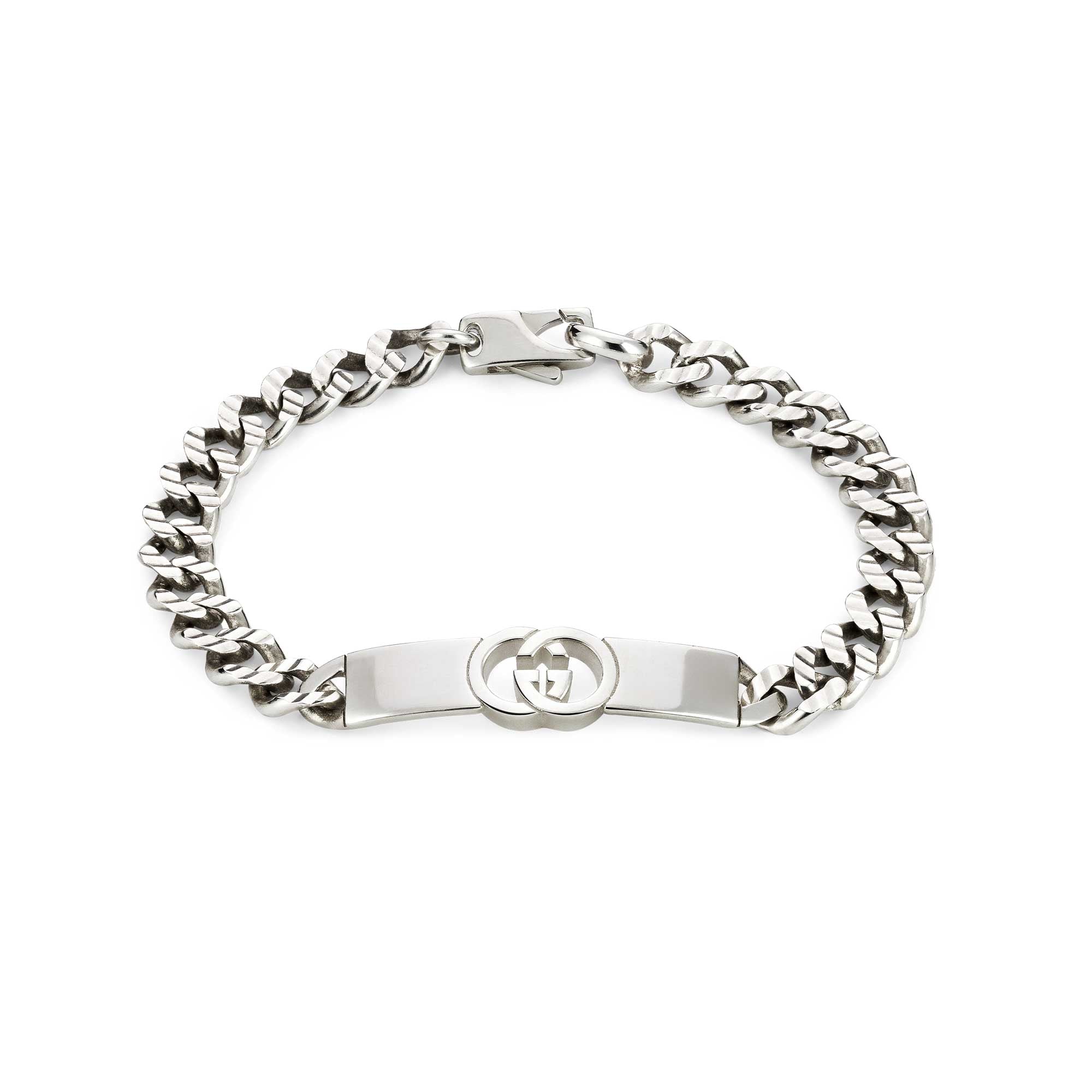 Bracciale a catena Gucci Interlocking Argento