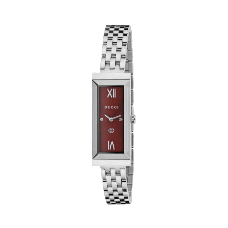 Orologio Da Polso Taport® Quadrato - Quadrante Rosa, Cinturino