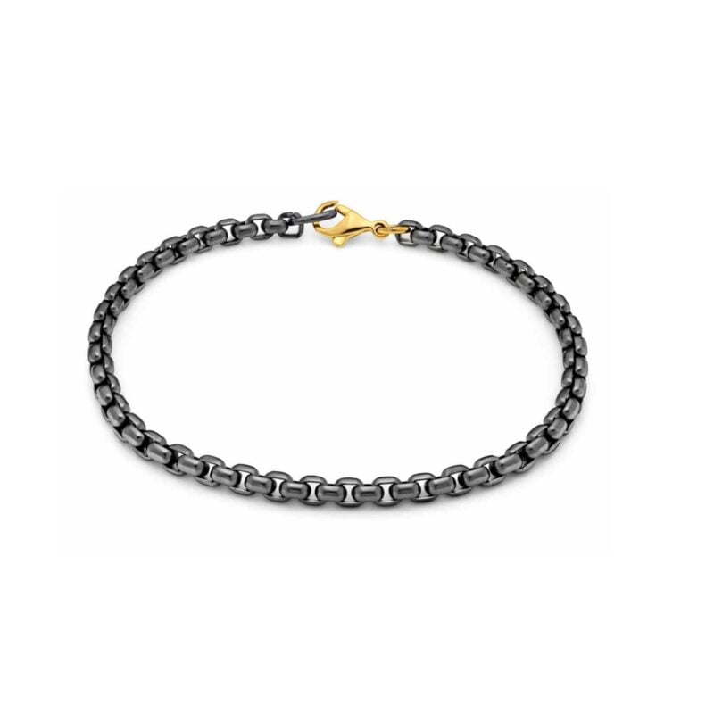 Bracciale Titanio e Oro Giallo