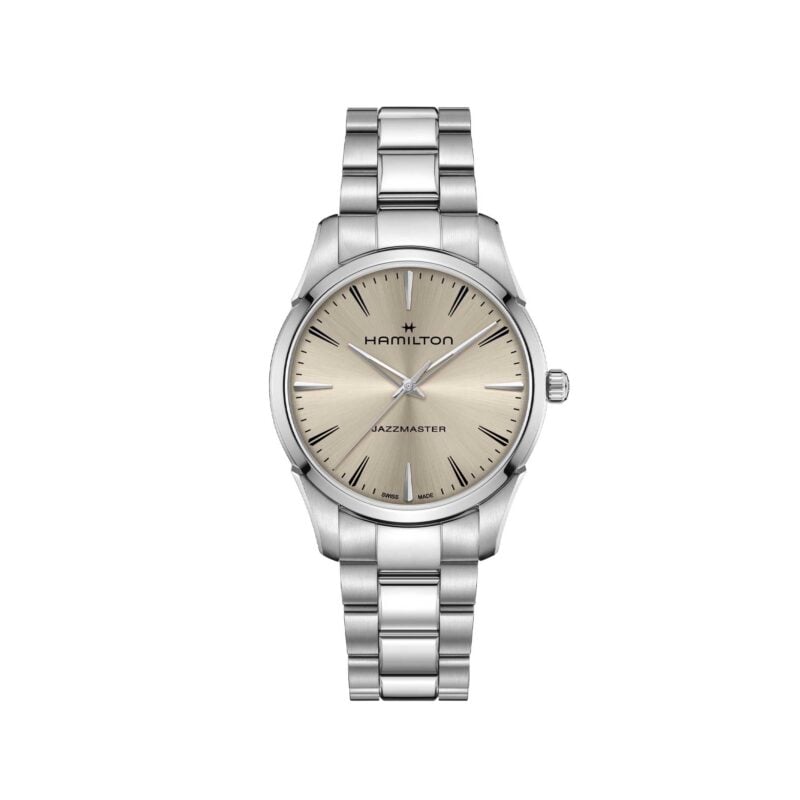 JAZZMASTER QUARTZ QUADRANTE BEIGE 40 MM