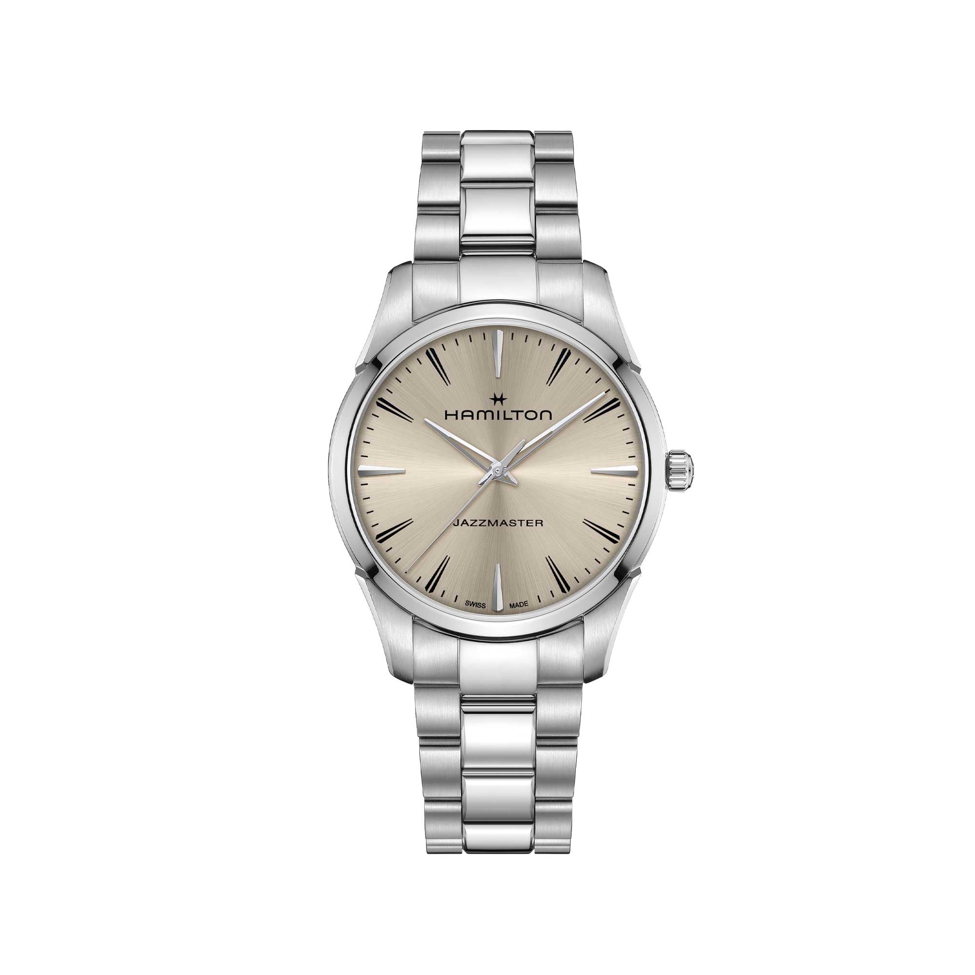 JAZZMASTER QUARTZ QUADRANTE BEIGE 40 MM