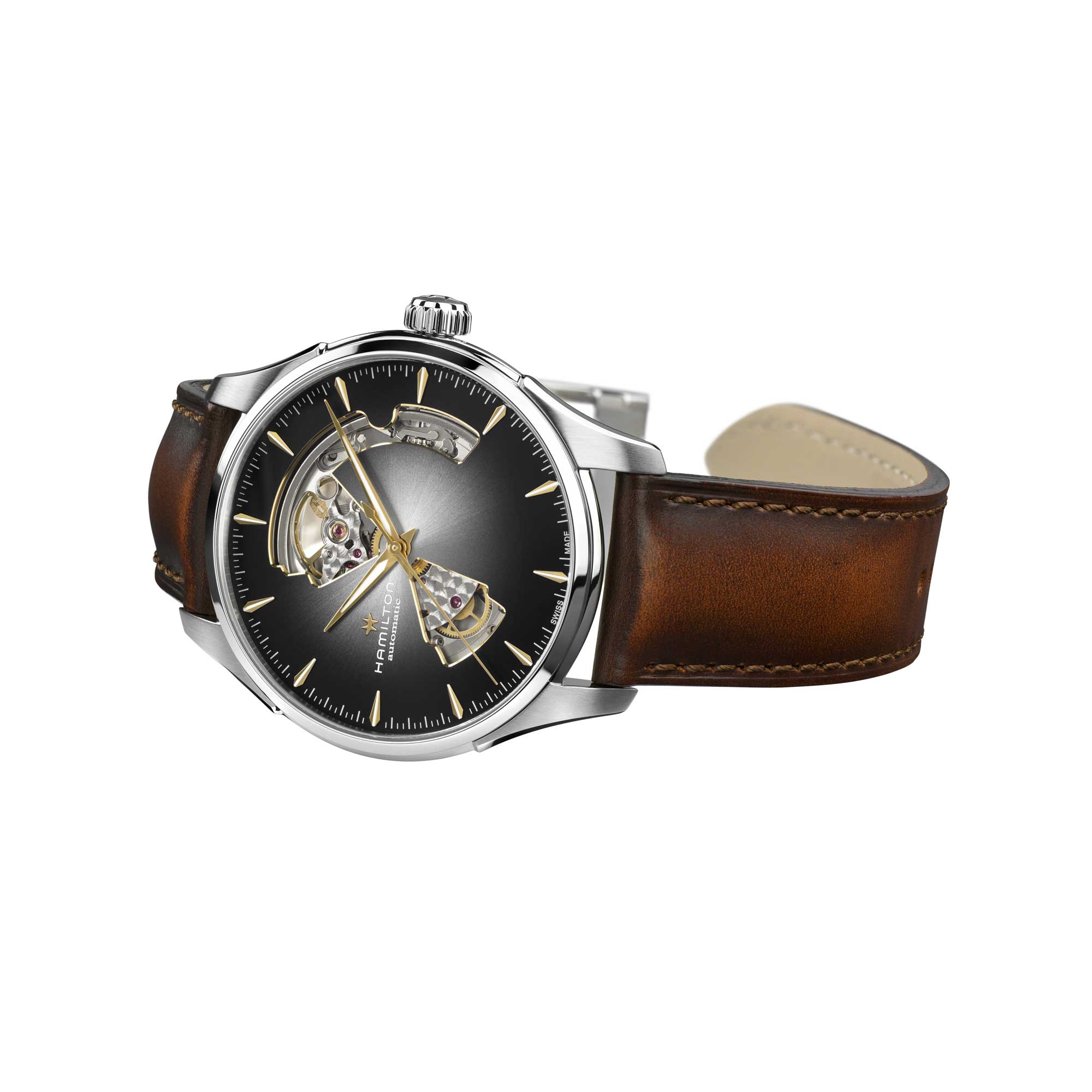 JAZZMASTER OPEN HEART AUTO SILVER DIAL 40MM - Image 2