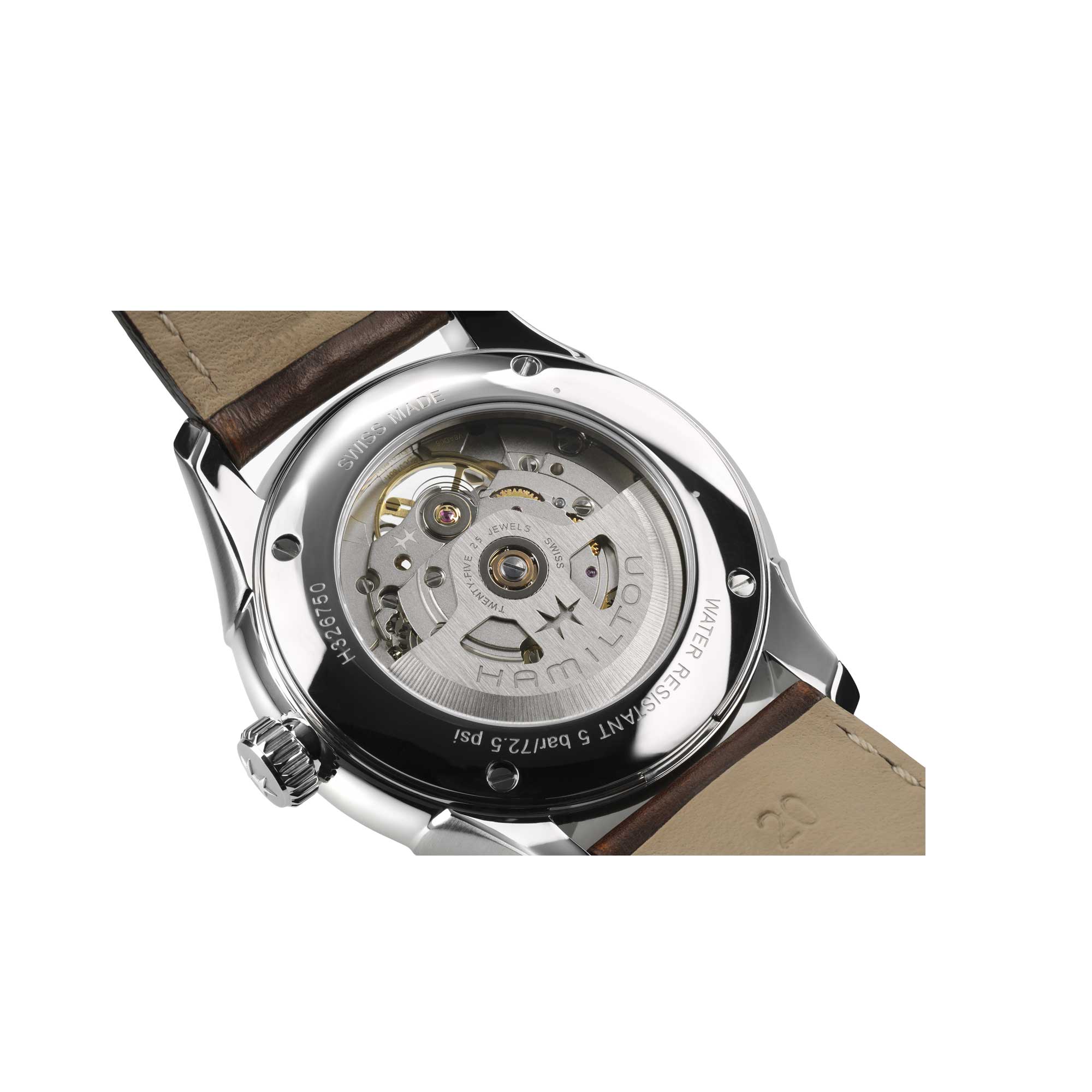 JAZZMASTER OPEN HEART AUTO SILVER DIAL 40MM - Image 3