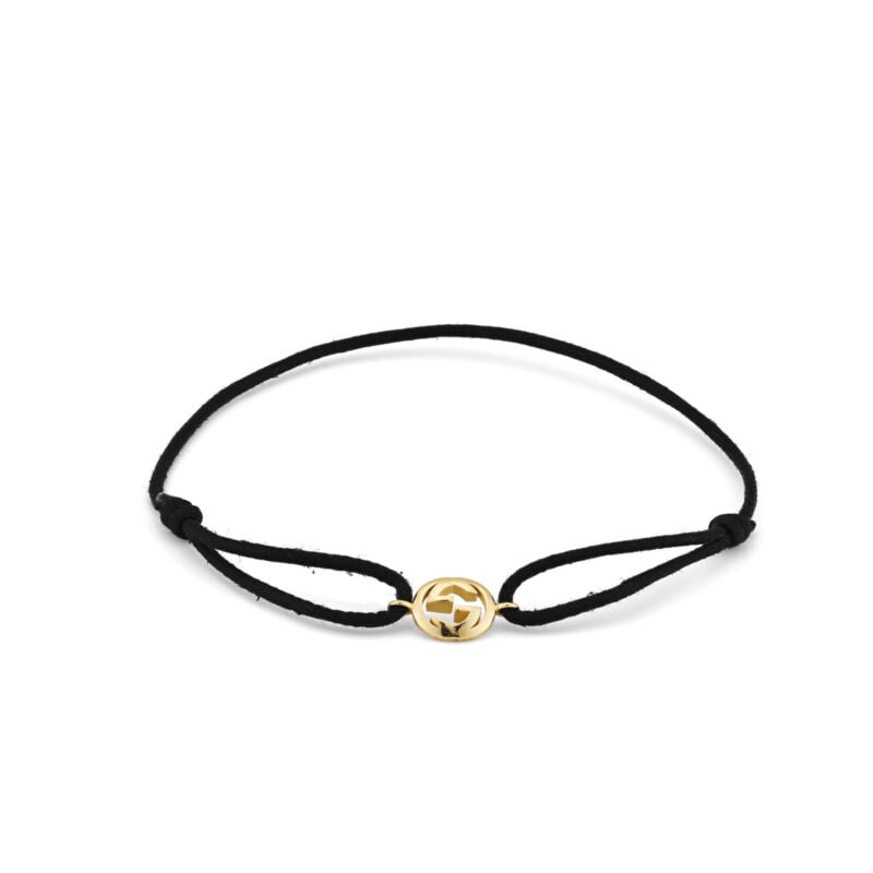 Bracciale Gucci Horsebit con ciondolo 18 carati cordino