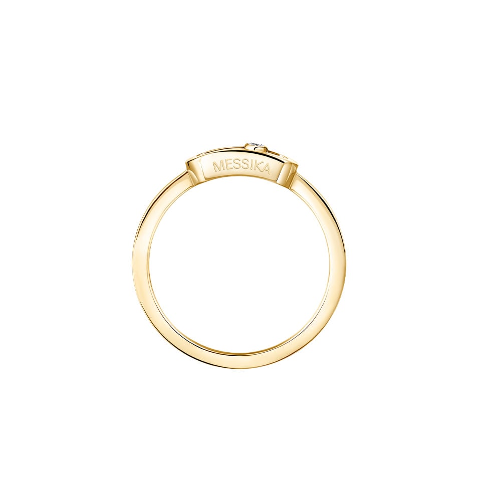 MOVE UNO ANELLO ORO GIALLO DIAMANTE IN MOVIMENTO - immagine 3