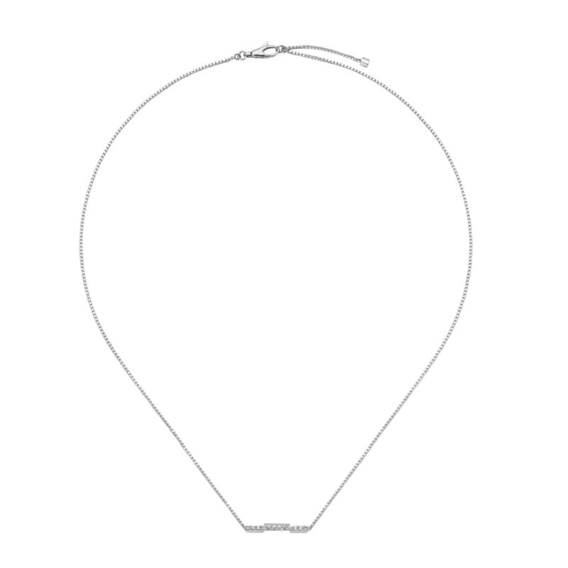 Collana Gucci Link to Love oro bianco e diamanti
