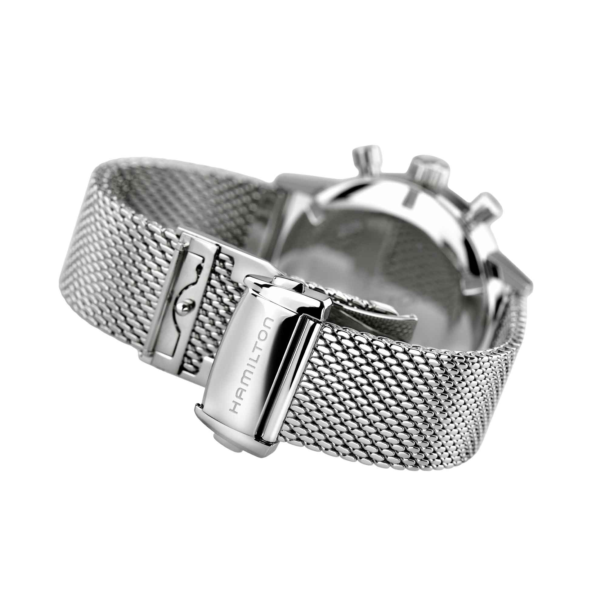 AMERICAN CLASSIC INTRA-MATIC CHRONOGRAPH H MECCANICO QUADRANTE BLU 40 MM - immagine 4