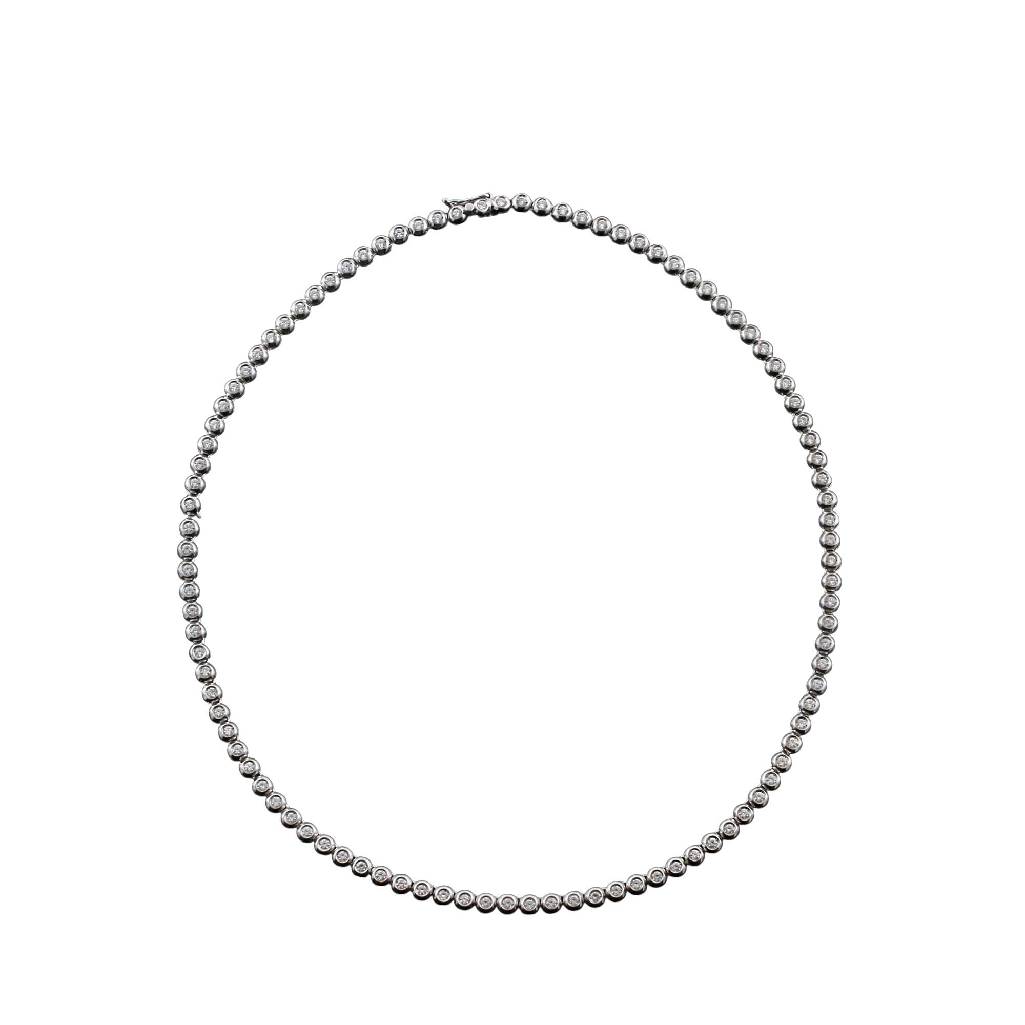 Girocollo Damiani oro bianco e diamanti - immagine 2