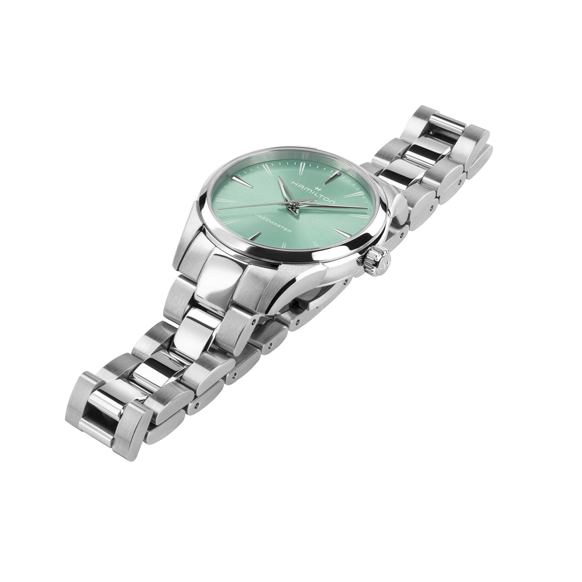 JAZZMASTER QUARTZ QUADRANTE BLU 32 MM - immagine 2