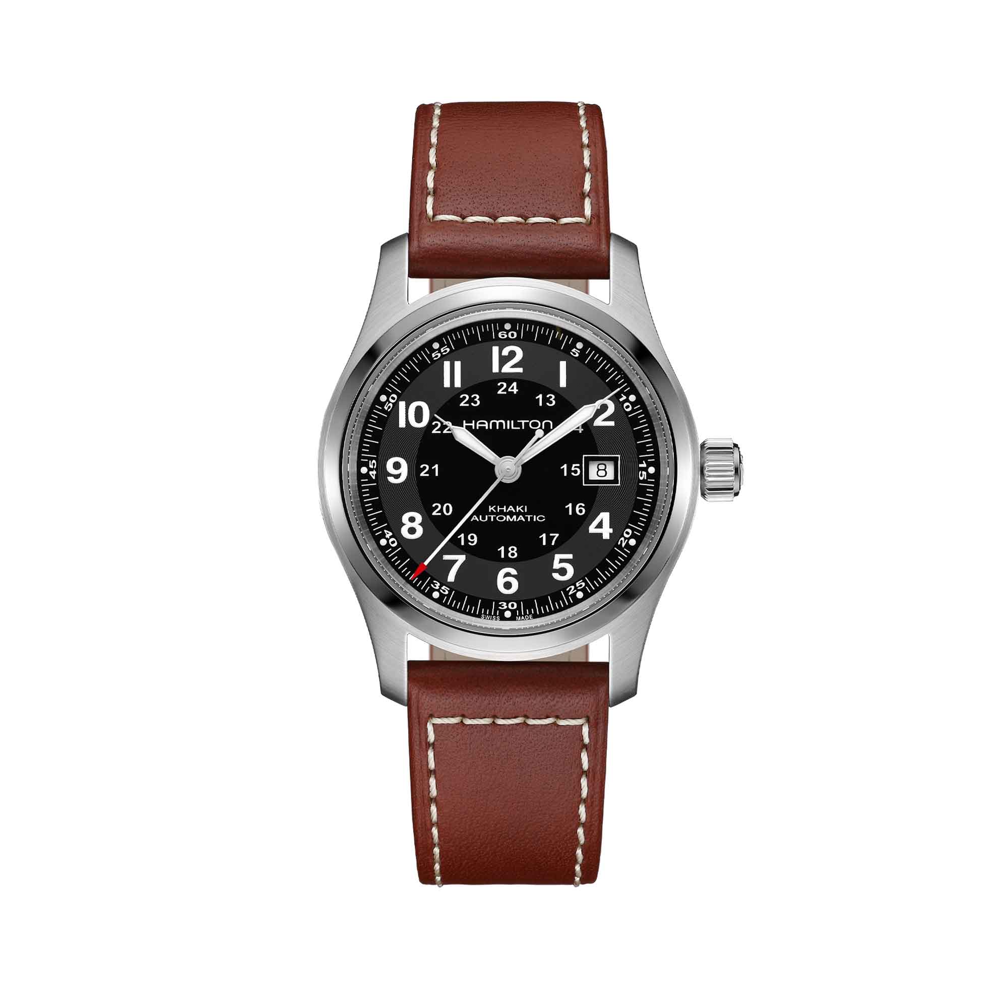 KHAKI FIELD AUTO QUADRANTE NERO