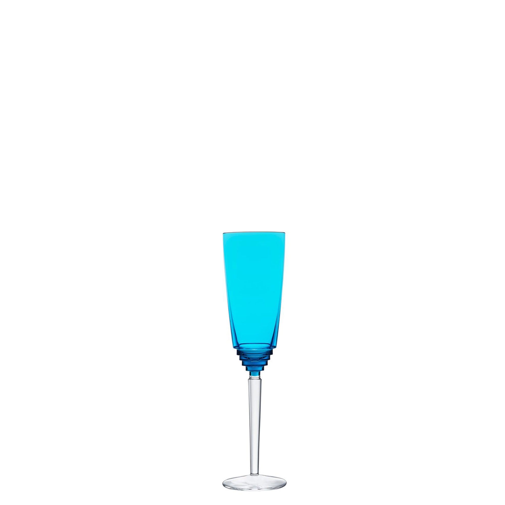 flute champagne Oxymore azzurro