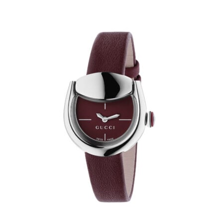 Gucci Horsebit watch 27x23mm Burgundy
